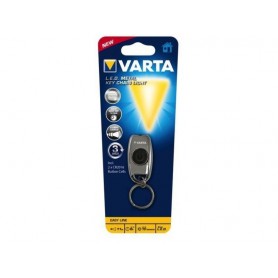 Varta LED Taschenlampe Metal Key Chain Light inkl. 2x Knopfzelle CR2016