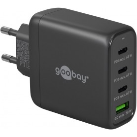 Chargeur Rapide Multiport USB-C™ PD (68 W), noir