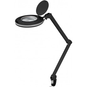 Lampe Loupe à LED avec Pince, 9 W, noir