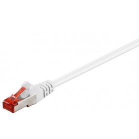 CAT 6 Câble Patch, S/FTP (PiMF), blanc, 7,5 m 7.5 m