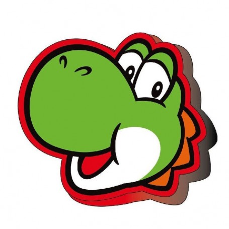 Super Mario Bros Yoshi 3D cushion