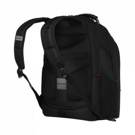 WENGER Ibex Deluxe Sac à Dos pour Ordinateur Portable 14-16 Pouces, Tablette Tactile 10 Pouces, 26 l, Femmes Hommes, Affaires Uni École Voyages, Noir, 606493