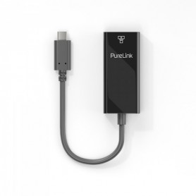 PureLink Adaptateur USB-C à Ethernet - Gigabit 1000 Mbps - iSeries 0, 10 m, Noir