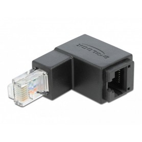 Adaptateur RJ45 prise coudée > Prise RJ45 Cat.6 UTP