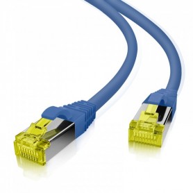  Câble Patch Ultra Flex S/FTP Cat 6a TPE Bleu 30,0m