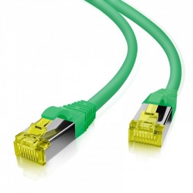  Câble Patch Ultra Flex S/FTP Cat 6a TPE Vert 10 m