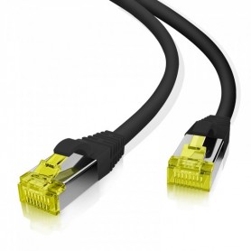  Câble Patch Ultra Flex SFTP catégorie 6a TPE Noir 2 m, Câble Ethernet RJ45