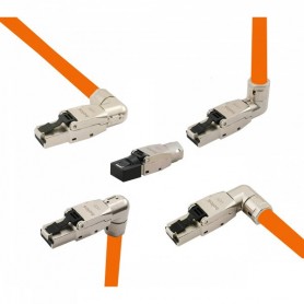  feldkonfektionierbarer Premium Cat 8.1 Metall-Stecker, 5-Ausführungen