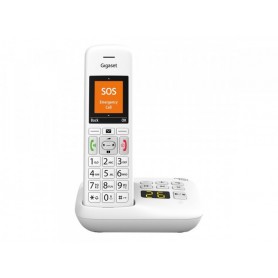 Gigaset E390A Téléphone DECT Identification de l'appelant Blanc