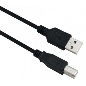  Câble de connexion USB 2.0 A mâle vers B mâle Noir 0,5 m