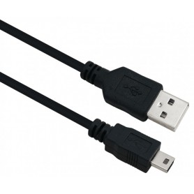  Connection Cable USB 2.0 A Male/B Mini 5-Pin Male 1.0 m Black