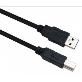  Câble de raccordement USB 3.0 A mâle/mâle B Noir 2 m