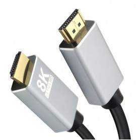  Câble de raccordement HDMI mâle/mâle Premium 8K 1 m Noir