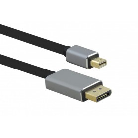  Câble de raccordement Mini DisplayPort St./DP St, Premium 8K, 1,0 m, noir