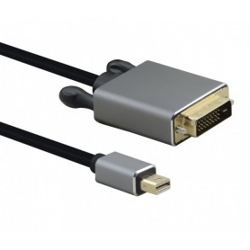  Câble de raccordement Mini DisplayPort St./DVI St, Premium 1,0 m, noir