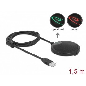 Microphone de condensateur de Dellock USB Omnidirectionnel pour les conférences