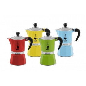 Bialetti Espresso Maker Rainbow 3 tasses jaunes