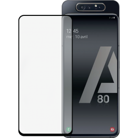 Verre trempé 2,5D Galaxy A80 black