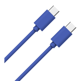 Cable C/C 3A 1m Bleu