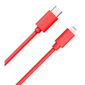 Cable C /Lightning MFI 3A 1m Rouge