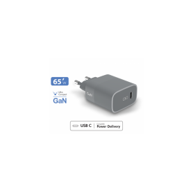 CS 65W 1 Port C PD GaN Recyclé Gris