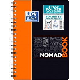 Oxford Etudiants Cahier "NOMADBOOK", B5, quadrill 5x5