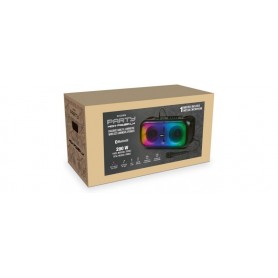 Enceinte BT Lumineuse 200W avec Micro Filaire BK