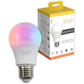 Ampoule Wi-Fi + BT, RGB+Blanc Réglable, 11W Blanc