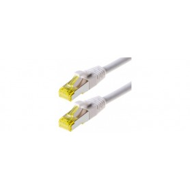 Câble patch CAT 6a 0,25 m Blanc