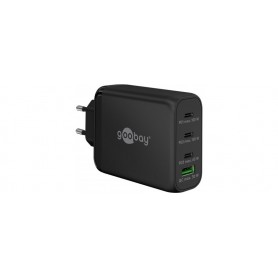 Chargeur Rapide Multiport USB-C™ PD (100 W), noir3x ports USB-C™-PD (Power Delivery) et 1x port USB-A (Quick Charge)