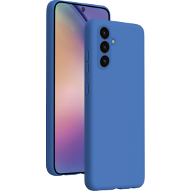 Coque Silicone Soft Touch Galaxy A55 Bleu