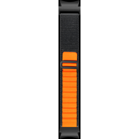 Bracelet Alpine Galaxy Watch 20mm Orange/Noir-Noir