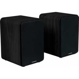 Enceinte Bibliothèque BT caisson bois 100W noir