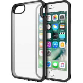 Coque rigide Itskins Venum transparente au contour noir pour iPhone 6/6S/7/8