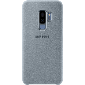 Coque rigide Samsung EF-XG965AL en Alcantara gris pour Galaxy S9+ G965