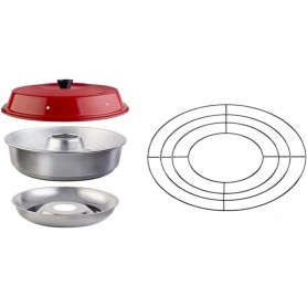 OMNIA Four Portable - Le Four Sur la Cuisinière, Four de Cuisson Pour Camping & Grille de cuisson pour four