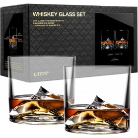 Verre à whisky EVEREST, set de 2 pc, 270 ml, Liiton