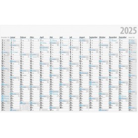 rido id Plakatkalender, 1.210 x 770 mm, gefalzt, 2025