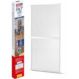 tesa Moustiquaire pour porte ALU FALT, blanc