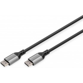 DIGITUS Cble de connexion DisplayPort 8K 1.4, 2,0 m, noir