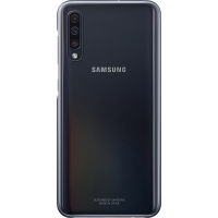 Coque rigide noire et transparente Evolution Samsung pour Galaxy A50 A505