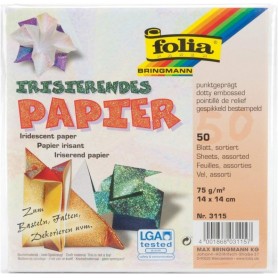 folia Feuille plier Crispy Origami Paper, gaufrage points