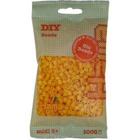 Hama Perles repasser Bio midi, sachet, jaune