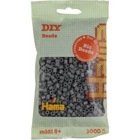 Hama Perles repasser Bio midi, sachet, gris