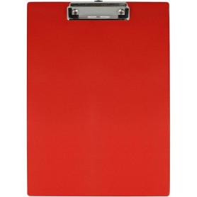 WESTCOTT Porte-bloc pince, plastifi, A4, rouge