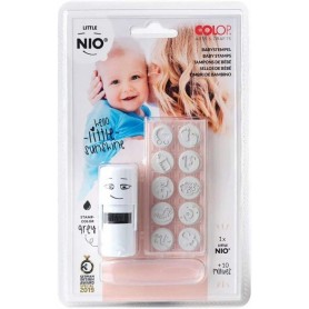 COLOP Kit tampon motif \"LITTLE NIO\" bb, blanc