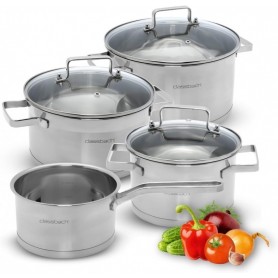 classbach Set de casseroles C-KTS 4016, 7 pices, acier