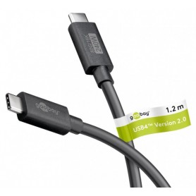 Câble USB-C™, USB4™ Version 2.0, 240 W, 80 Gbit/s, Power Delivery, 1,2 mConnecteur USB-C™ Connecteur USB-C™