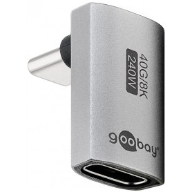 Adaptateur USB-C™ Vertical 90° Court, USB4™Connecteur USB-C™ USB-C™-prise