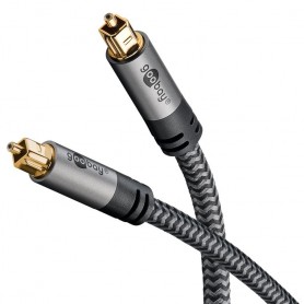 Câble TOSLINK, 2 m, Sharkskin GreyConnecteur TOSLINK Connecteur TOSLINK